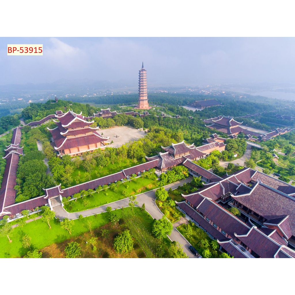 Tranh dán tường DANH LAM THẮNG CẢNH Việt Nam 3D Tặng keo và dụng cụ dán tự thi công đơn giản, nhanh gọn, sạch sẽ