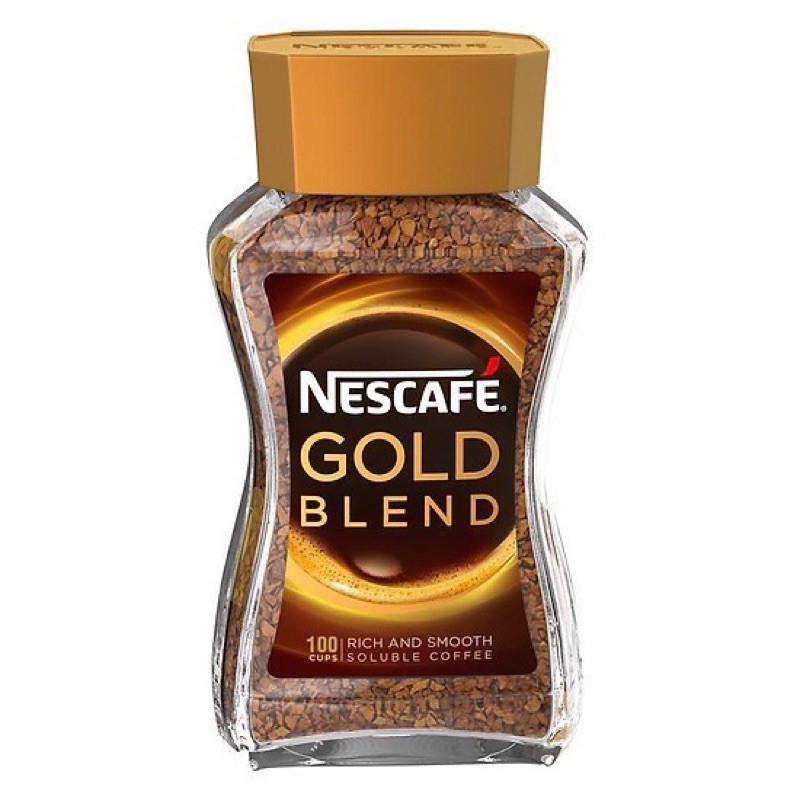 Cà Phê Bột Nescafe Gold Blend 100g và 200g