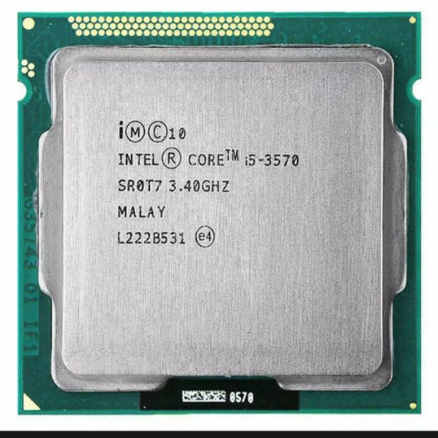 CPU Core i5 3570 3.4 GHz 6MB cacher