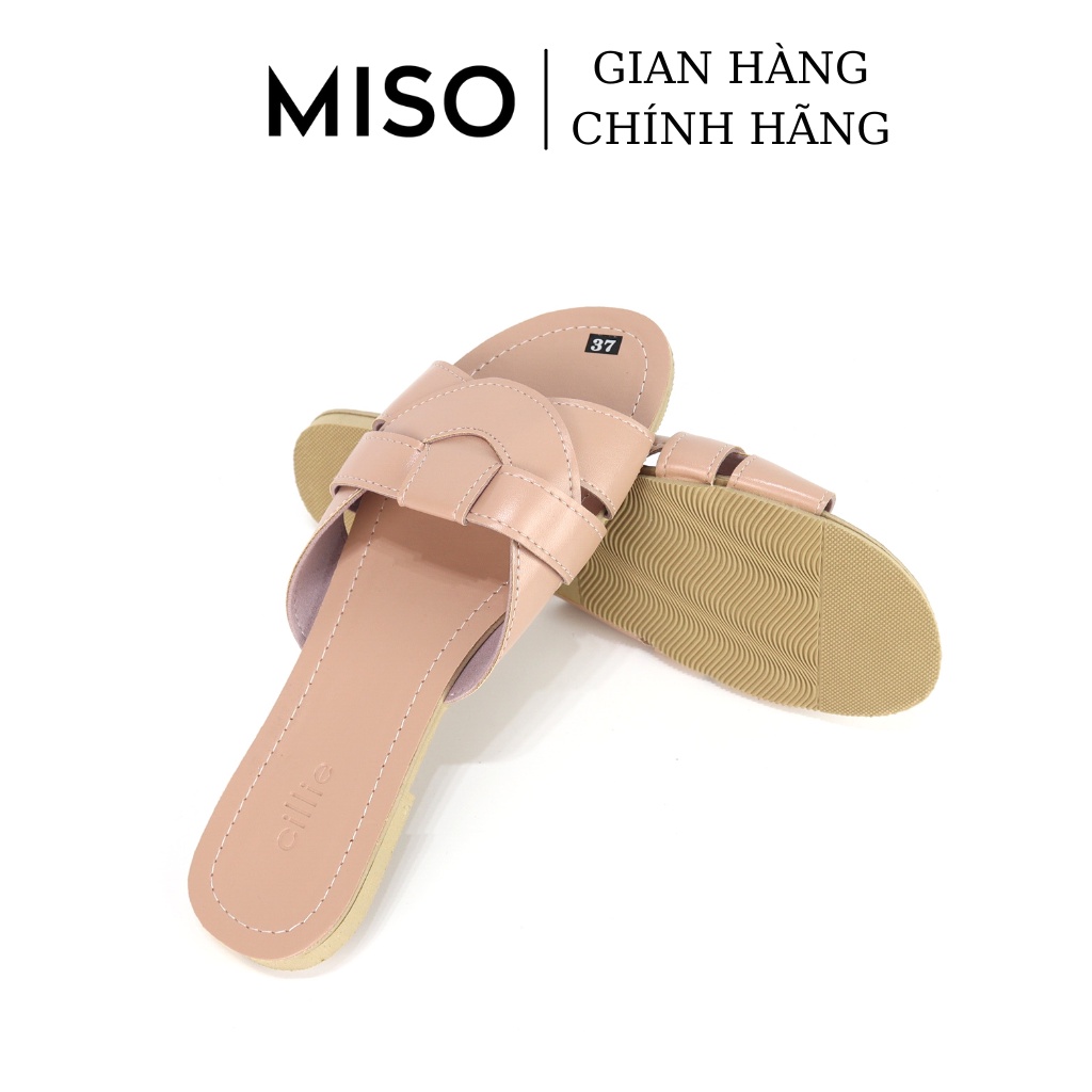 Dép nữ đế bệt quai dây trẻ trung thời trang mang dạo du lịch mùa hè MISO M1013