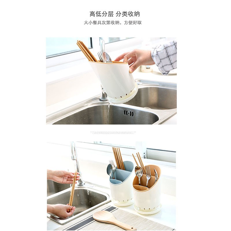 Dụng Cụ Hỗ Trợ Nhà Bếp TốtGiá Đỡ Đũa Bằng Nhựa Phong Cách Bắc Âu