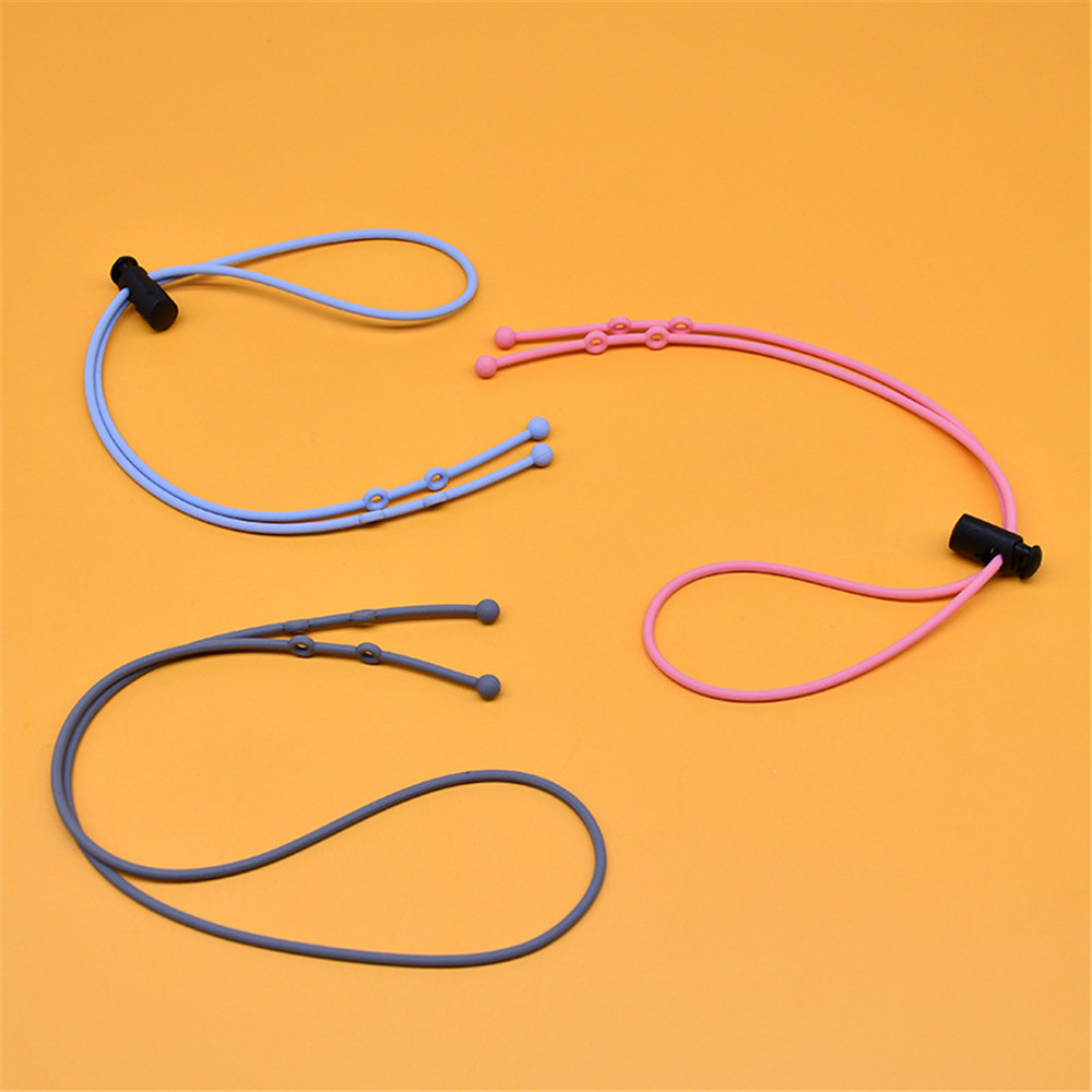 Anti-lost Plain Color Silicone Strap Extender