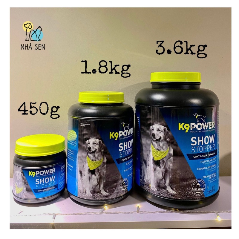 BỘT CHUYÊN DƯỠNG LÔNG, BỔ SUNG DINH DƯỠNG HẰNG NGÀY K9 SHOW STOPPER 100G