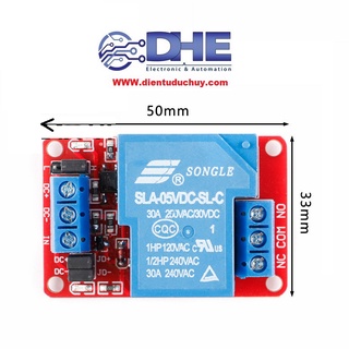 MODULE RELAY 30A - KÍCH HIGH/LOW, CÓ OPTO CÁCH LY - LỰA CHỌN ĐIỆN ÁP 5V/12/24V