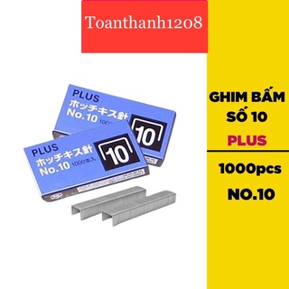 Đạn ghim 10 Plus, chân ghim số 10 No.10 Plus hàng chính hãng, chất lượng tốt, giá rẻ nhất