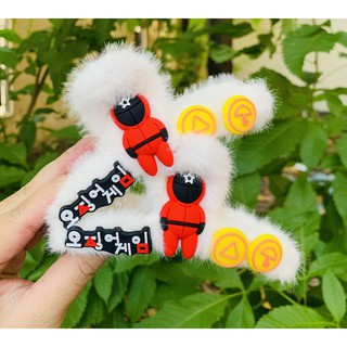 Kẹp tóc lông Squid Game