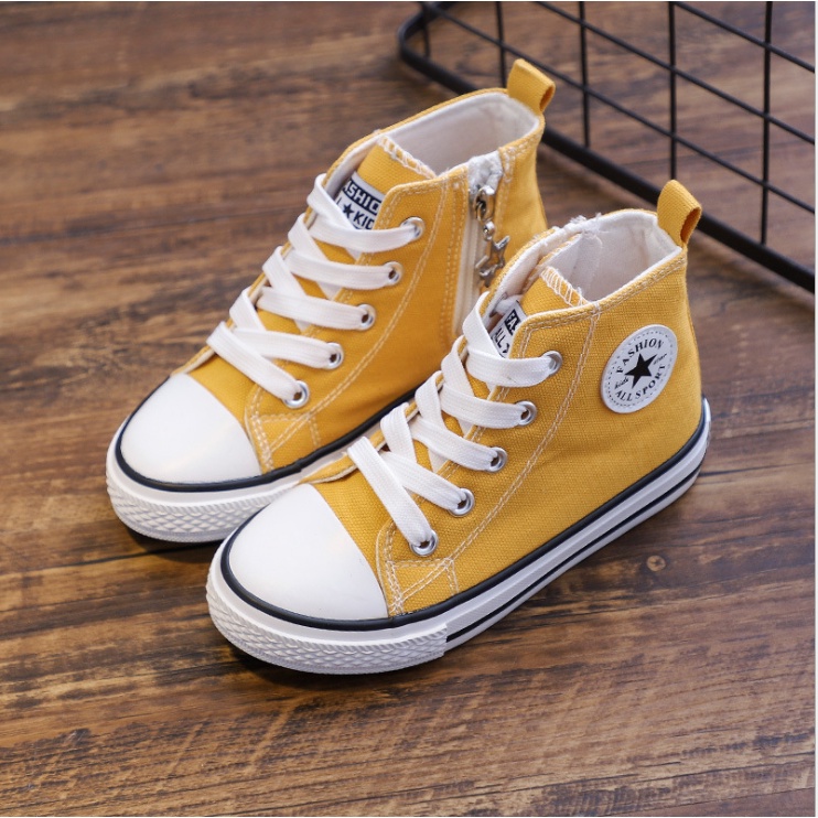 Giày thể thao cao cổ dáng Convers cho bé trai và bé gái từ 3 đến 8 tuổi | GUNS-506.34