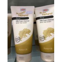 Sữa rửa mặt gạo 180ml Nature Be Be the Natural Rice Milk Foam Cleanser xuất xứ Hàn Quốc [ HÀNG CHÍNH HÃNG ]