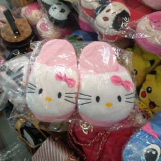 Combo 2 Dép bông kitty mẹ bé