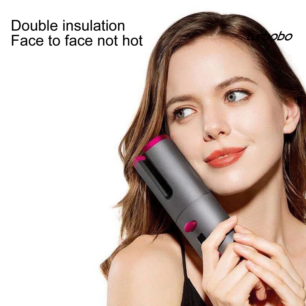 Máy uốn tóc Turbobo không dây màn hình LCD sạc USB tự động cho salon