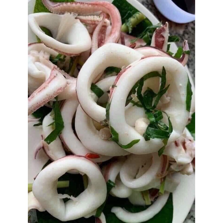 (CỰC RẺ) mực cắt khoanh tròn túi 1kg