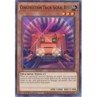 Thẻ bài Yugioh - TCG - Construction Train Signal Red / DLCS-EN040'