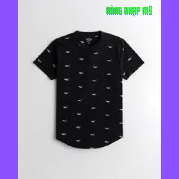 Áo thun Nam Hollister - CUREVED HEM ICON CREW TEE