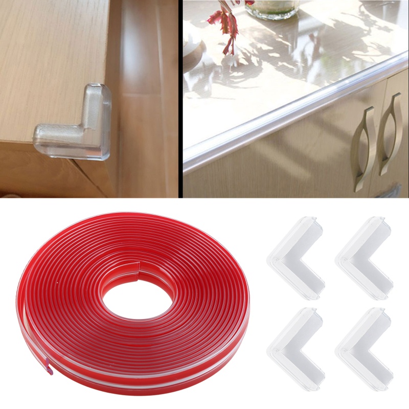 Dải Bọc Cạnh Góc Bàn Bằng Silicon Bảo Vệ An Toàn Cho Bé