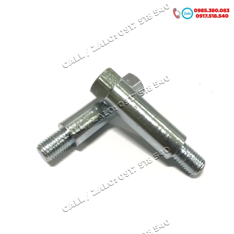 Ốc Nối Dài Chân Gương  Sh 2012 - 2020, Sh mode.. (dùng chuyển ốc các dòng xe ren ngược sang ren thuận) Ảnh thật Sp