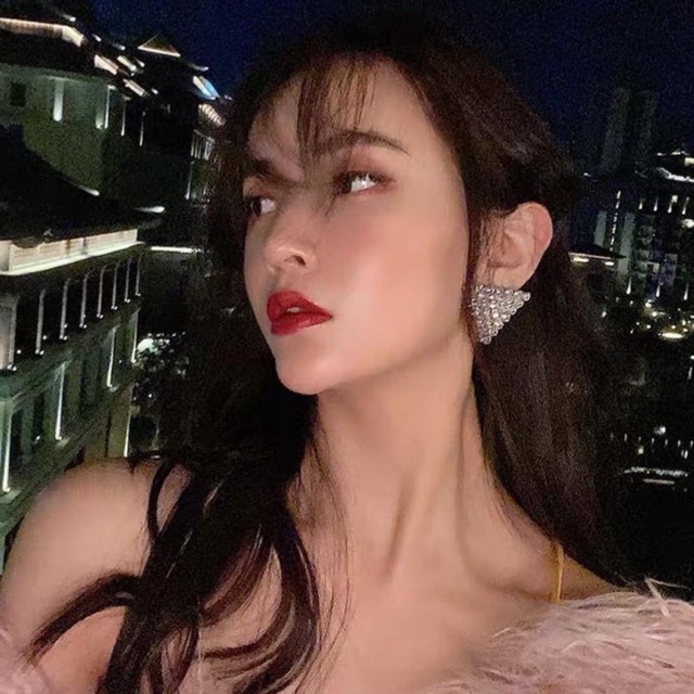 Khuyên tai/Bông tai đá cao cấp sang trọng cá tính - K0180/181HH