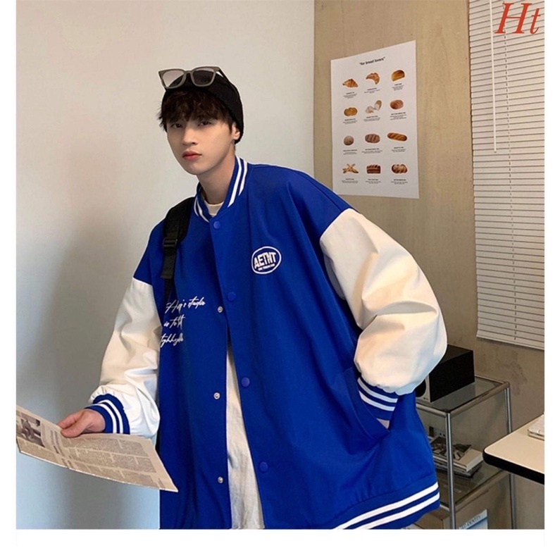 Áo khoác bomber nỉ AET HT12