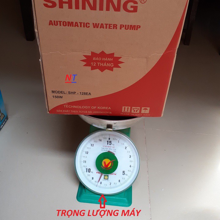 máy bơm nước mini  áp lực cao - bơm tăng áp mini (shining 128AE)