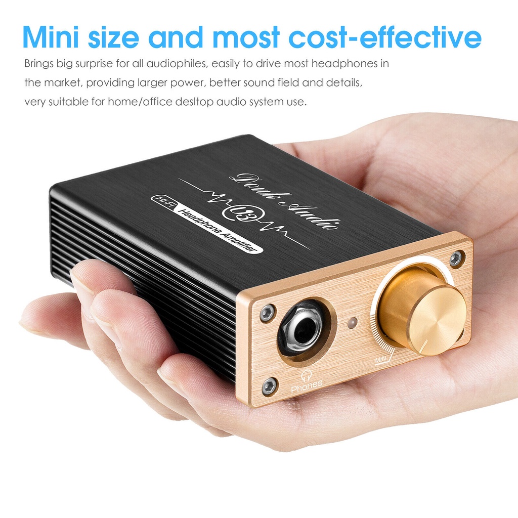 Bộ Khuếch Đại Âm Thanh Siêu Trầm HiFi Douk Audio U3 Mini Cho HD580 / HD600 / HD650