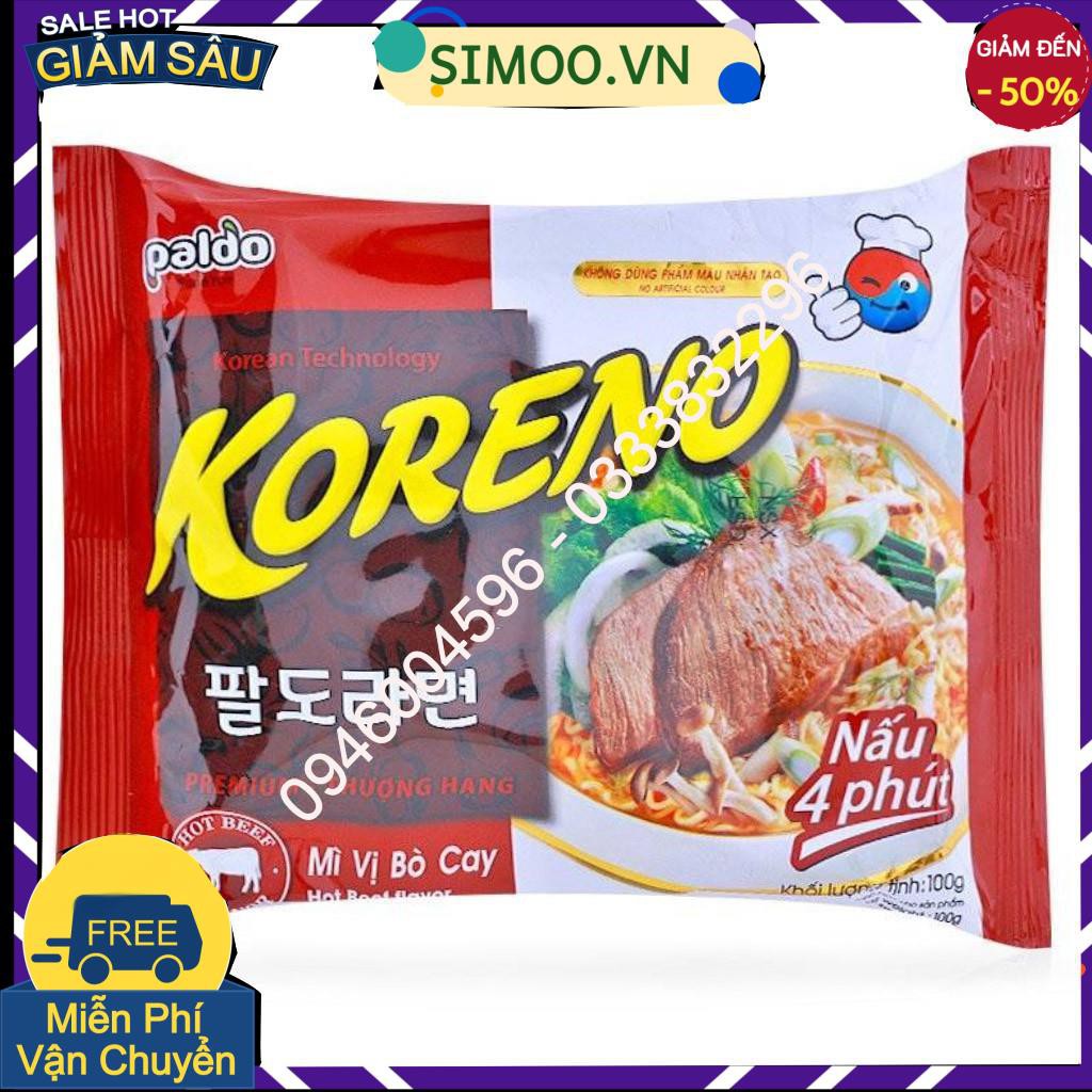 💥 ⚡ SẢN PHẨM YÊU THÍCH 💥 ⚡  Mì Vị Bò Cay Paldo Koreno Gói 100g 💥 ⚡