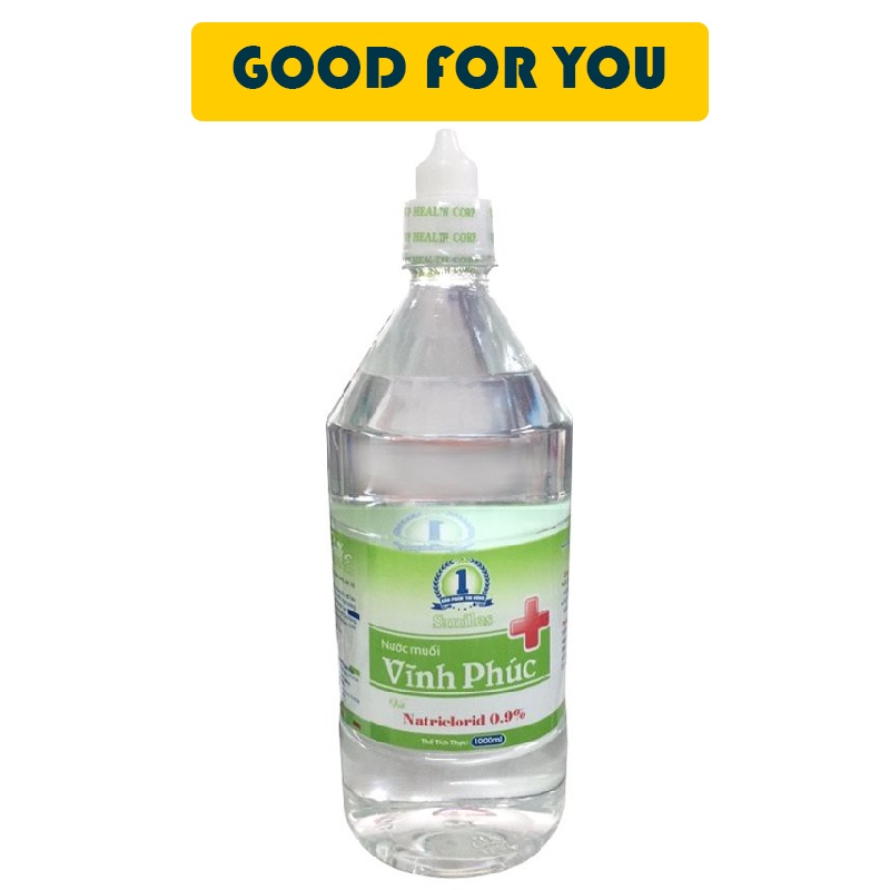 Nước Muối Sinh Lý Vĩnh Phúc Smiles 500ml - 1000ml - Good For You