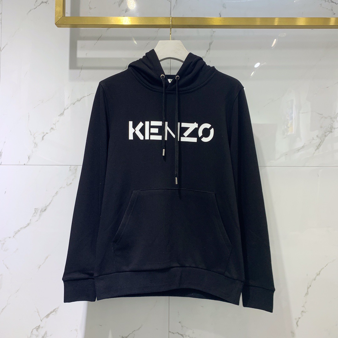 Kenz0 2020 fall-winter 2020 prints a new typeface logo for men in pure cotton hooded sweaters