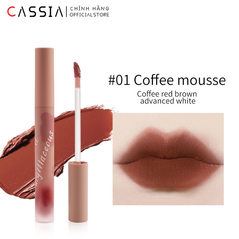 Son Kem Nội Địa Trung Nhung Lì Lâu Trôi, Son Lì Mịn Mượt Không Khô Môi, Kem Bùn Matte LipStick Phô Mai 6 Màu VIBELY