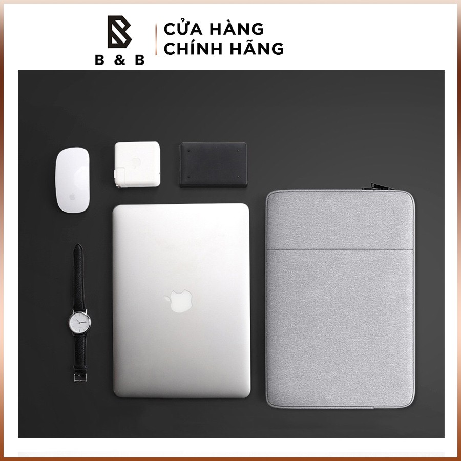 Cặp đựng Laptop chống thấm B B&amp;B nước chống va đập thiết kế trang nhã Size: 14-15 inch ND01