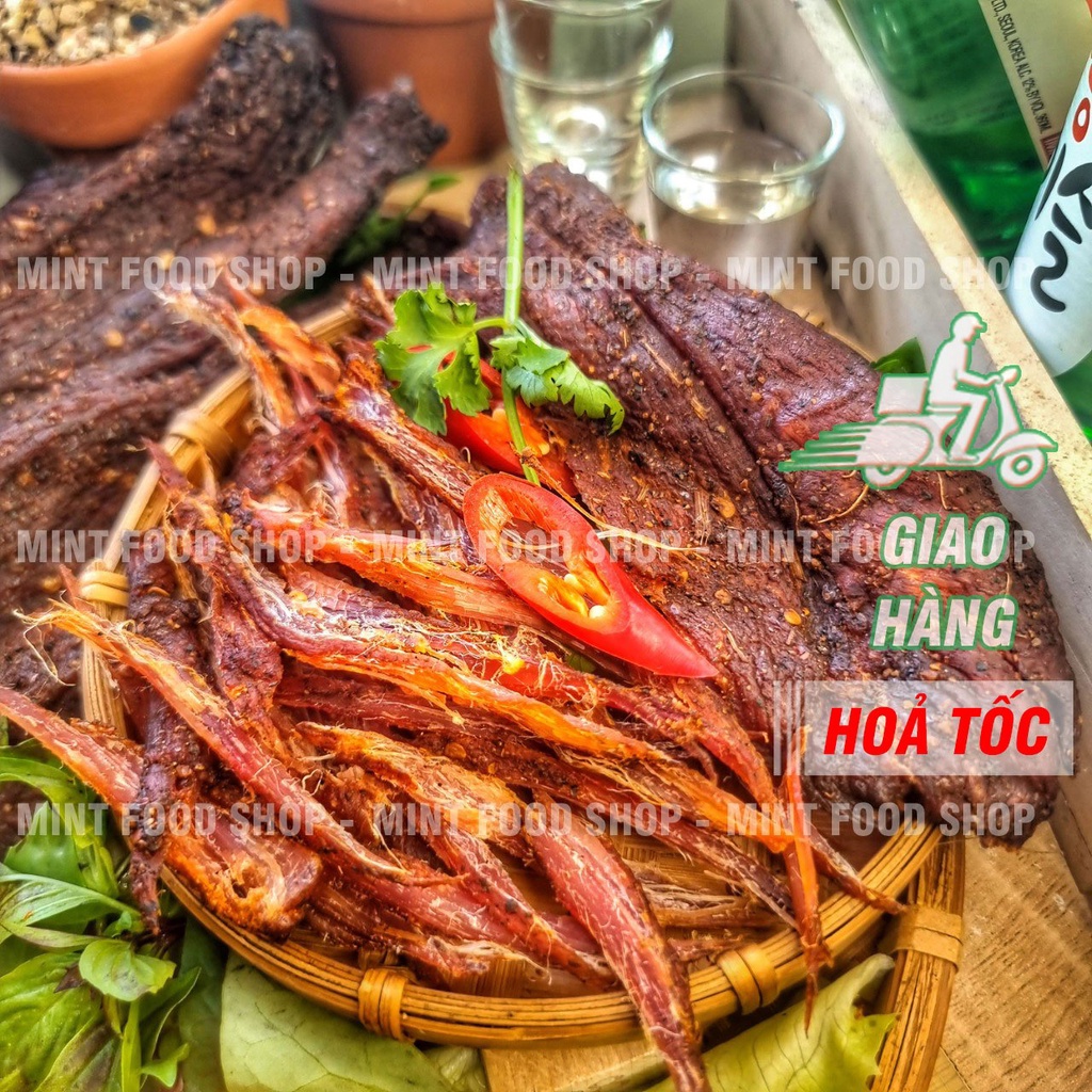 Thịt Lợn Gác Bếp Vị Tây Bắc  - Túi 500Gram HCK
