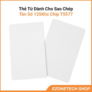 Thẻ Từ RFID Tần Số 125Khz Chip T5577 Dành Cho Sao Chép Loại Mỏng