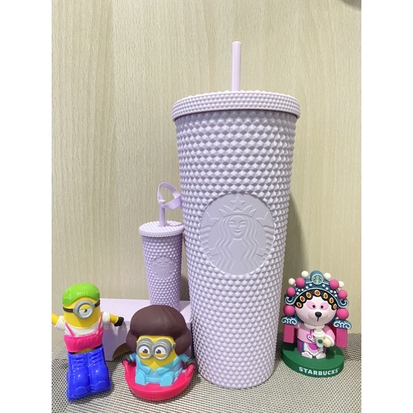 Keychan lavender & Ly 710ml matte tím starbucks Dailoan