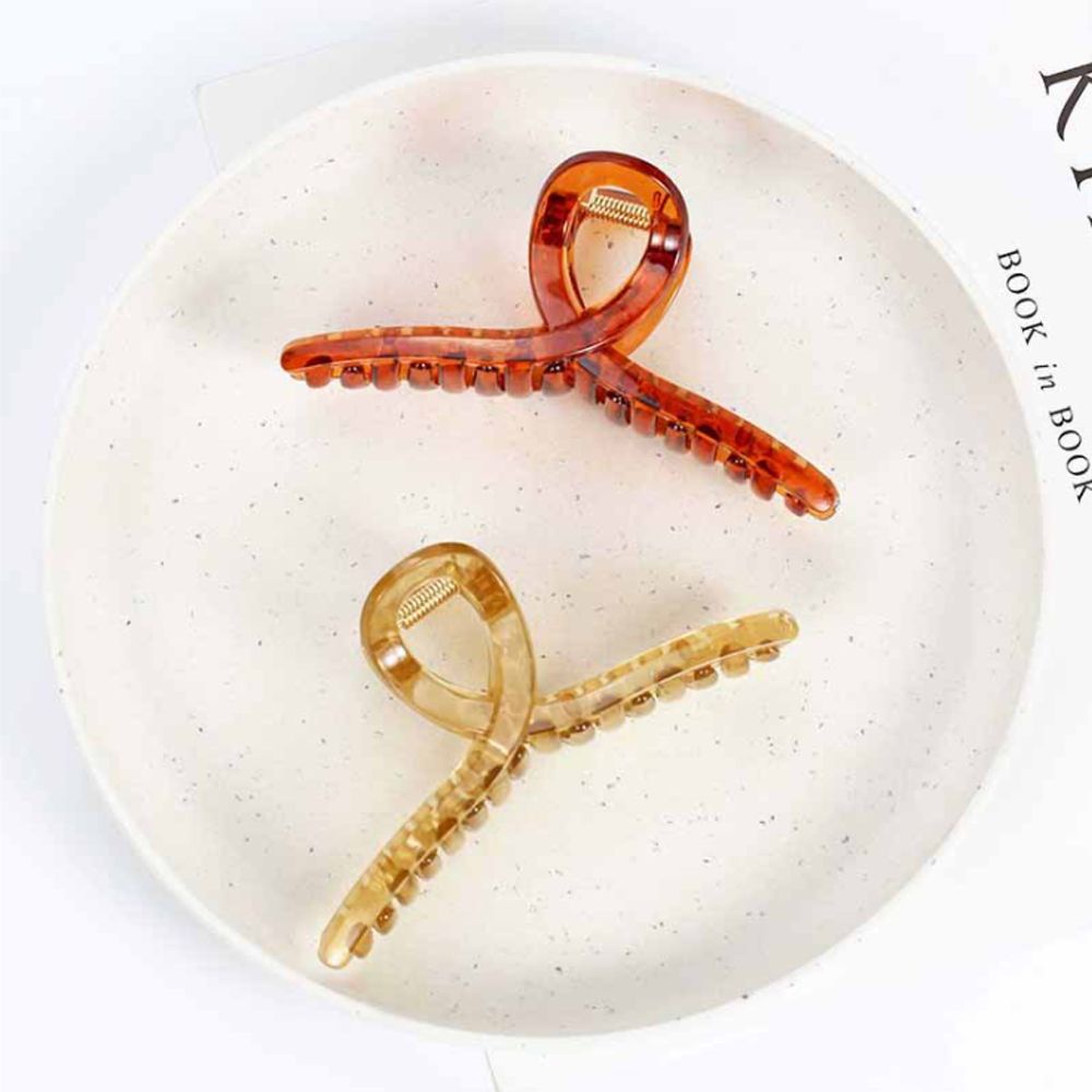 Kẹp tóc dạng móng vuốt tùy chọn màu sắc chống trượt kiểu dáng thanh lịch cho nữ