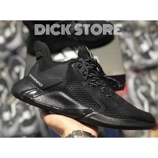 (TẶNG HỘP VÀ TẤT 1:1) Giày thể thao sneaker Anpha bounce boost 2020 full đen mẫu mới