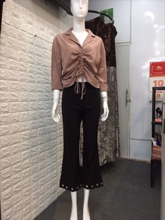 Set Quần Zara + Áo Sơ Mi Phối 