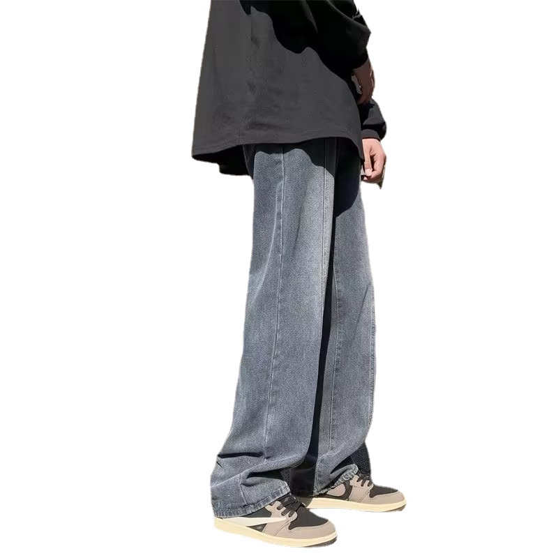 Quần jeans Trơn Thời Trang Nhật Bản Cho Nam Size S-3XL