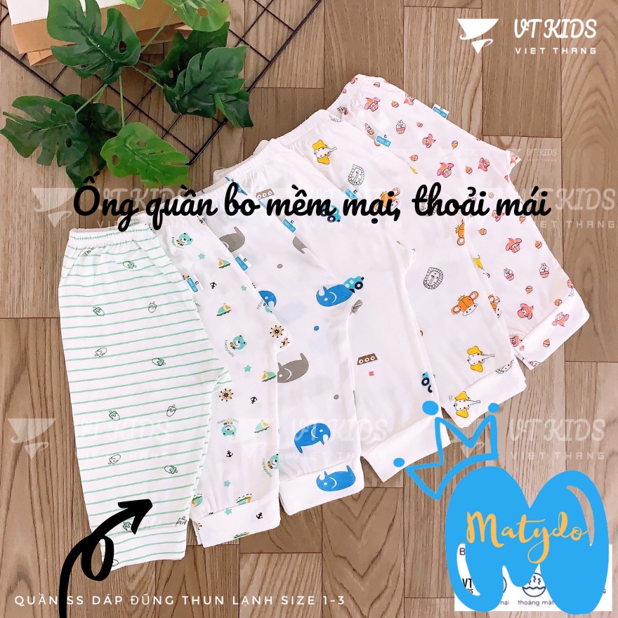 Quần dài sơ sinh bé trai bé gái mùa hè đông giá rẻ quần chục cho bé VT trắng QDSS03