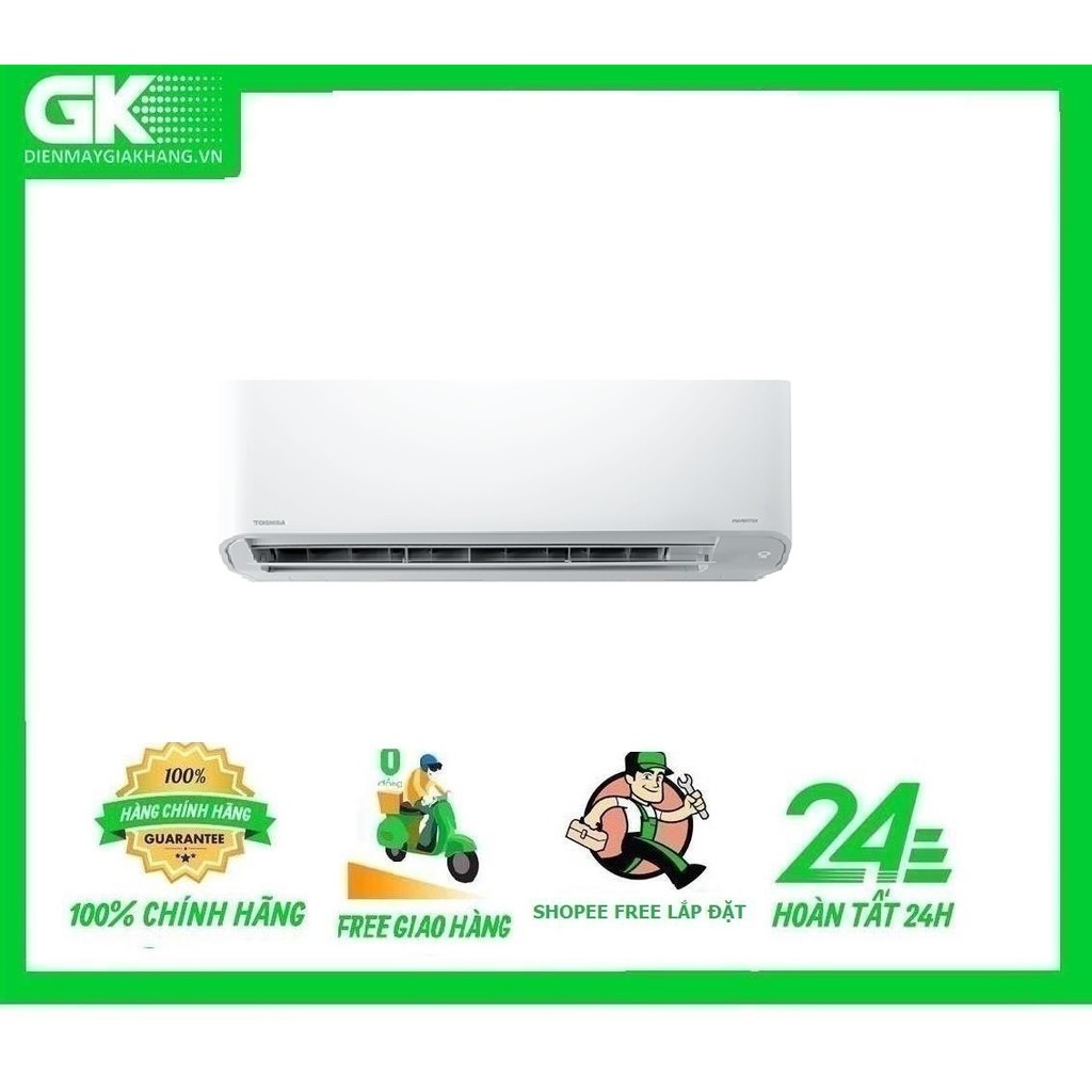 { GIÁ SỈ ) RAS-H13C3KCVG-V-MIỄN PHÍ CÔNG LẮP ĐẶT-Máy Lạnh TOSHIBA Inverter 1.5 HP RAS-H13C3KCVG-V - RAS-H13C3KCVG-V