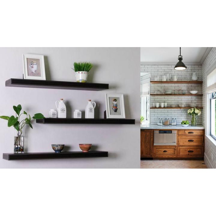 ( Giá hủy diêt) bộ kệ 3 thanh trang trí 60x15