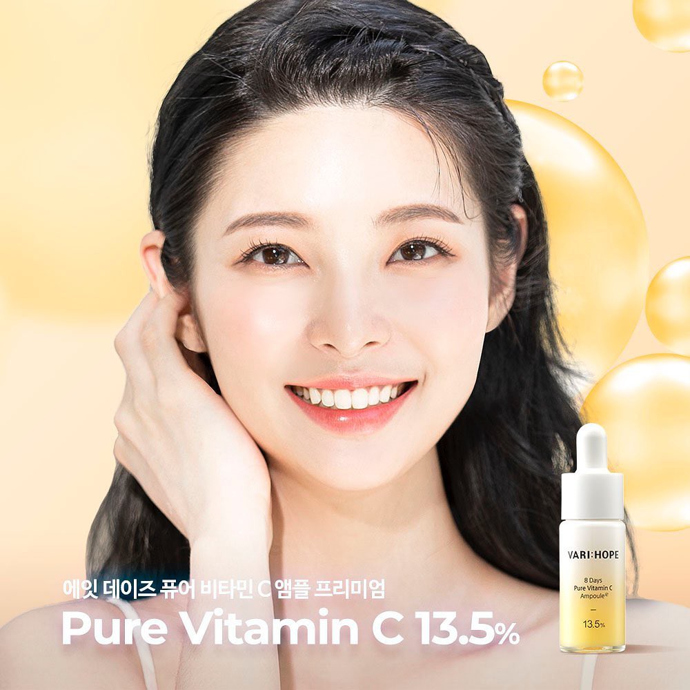 Tinh Chất Dưỡng Trắng, Mờ Thâm Vari:Hope VariHope 8 days Pure Vitamin C Ampoule Plus | BigBuy360 - bigbuy360.vn
