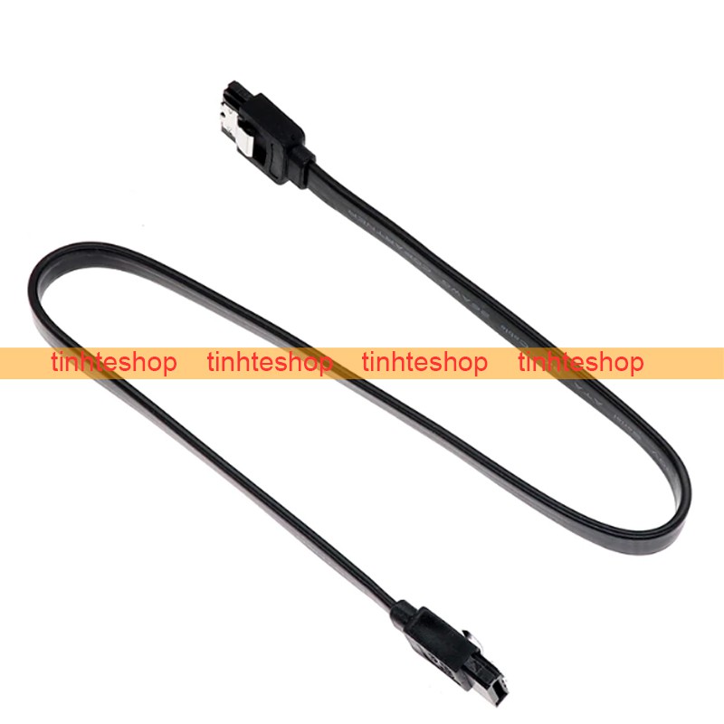 Cáp dữ liệu SATA 3 6GB - Dây SATA-III cho ổ cứng SSD ngắn 20Cm (màu đen) | BigBuy360 - bigbuy360.vn