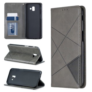 Bao da điện thoại nắp lật cho Samsung J4 Plus/J6 Plus