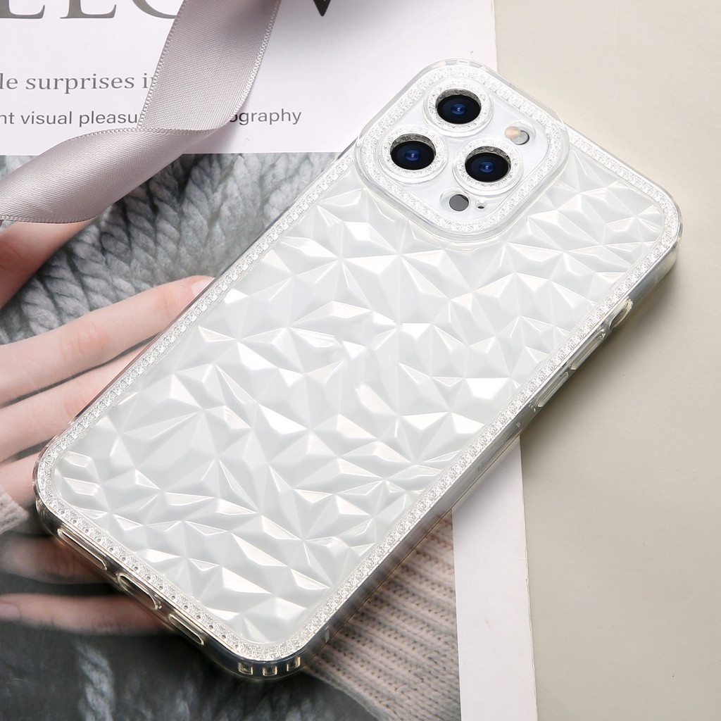 Ốp Điện Thoại Mềm Trong Suốt Lấp Lánh Cho iPhone 11 12 13 Pro MAX X XS MAX XR 7+ 8 Plus