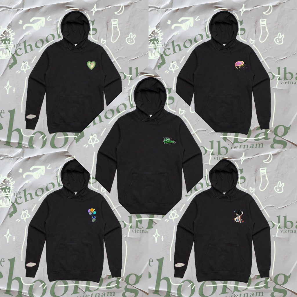 [SIÊU HOT] ÁO HOODIE THIẾT KẾ THE SCHOOLBAG VIETNAM