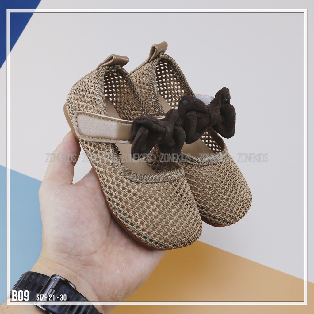 Giày búp bê vải lưới cho bé gái Zonekids - B09