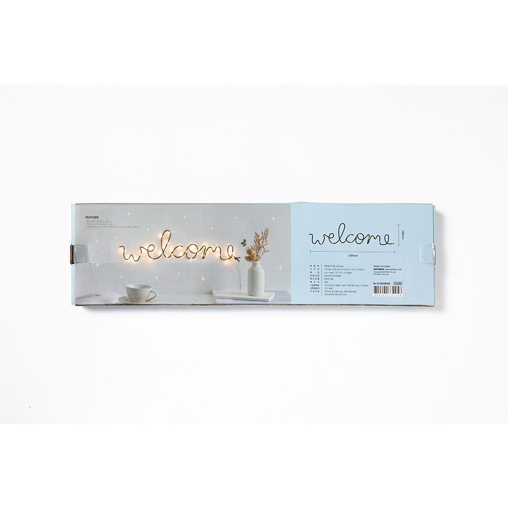 Đèn Trang Trí ARTBOX Hàn Quốc Chữ Welcome