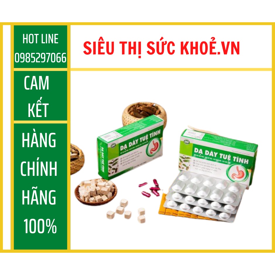 🍀 DẠ DÀY TUỆ TĨNH Hỗ trợ điều trị bệnh đau dạ dày cấp và mãn tính