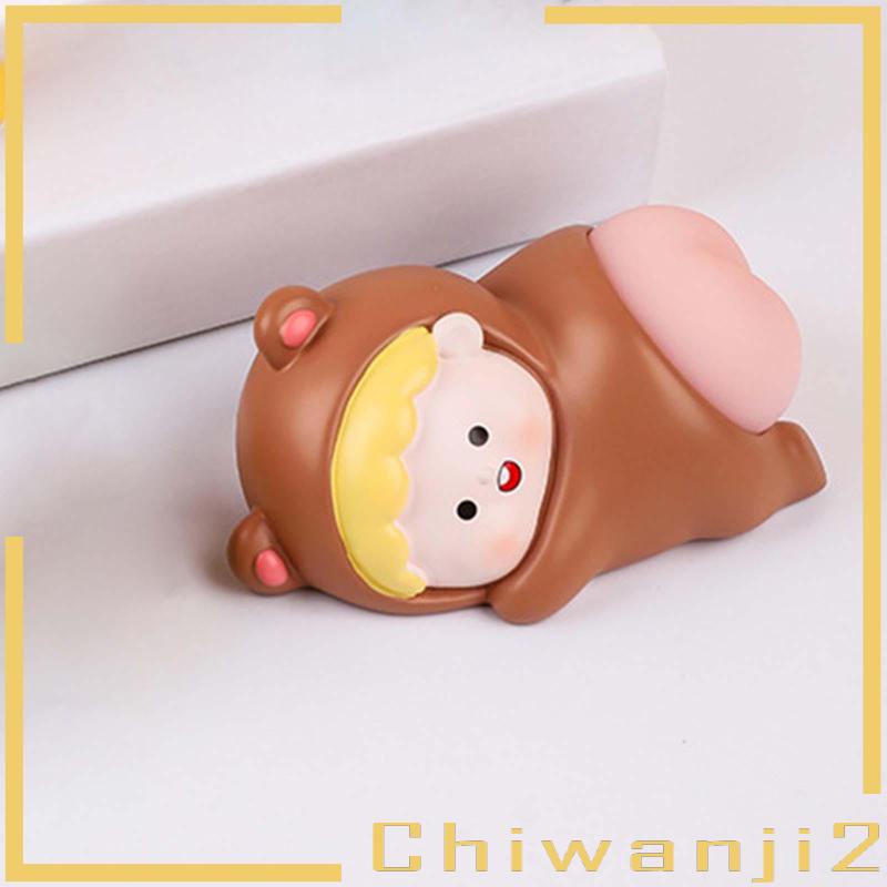 [Chiwanji2] Đồ Chơi Búp Bê Hoạt Hình Trang Trí Nội Thất Xe Hơi / Bảng Điều Khiển Cảm Ứng Mềm Mại Vui Nhộn