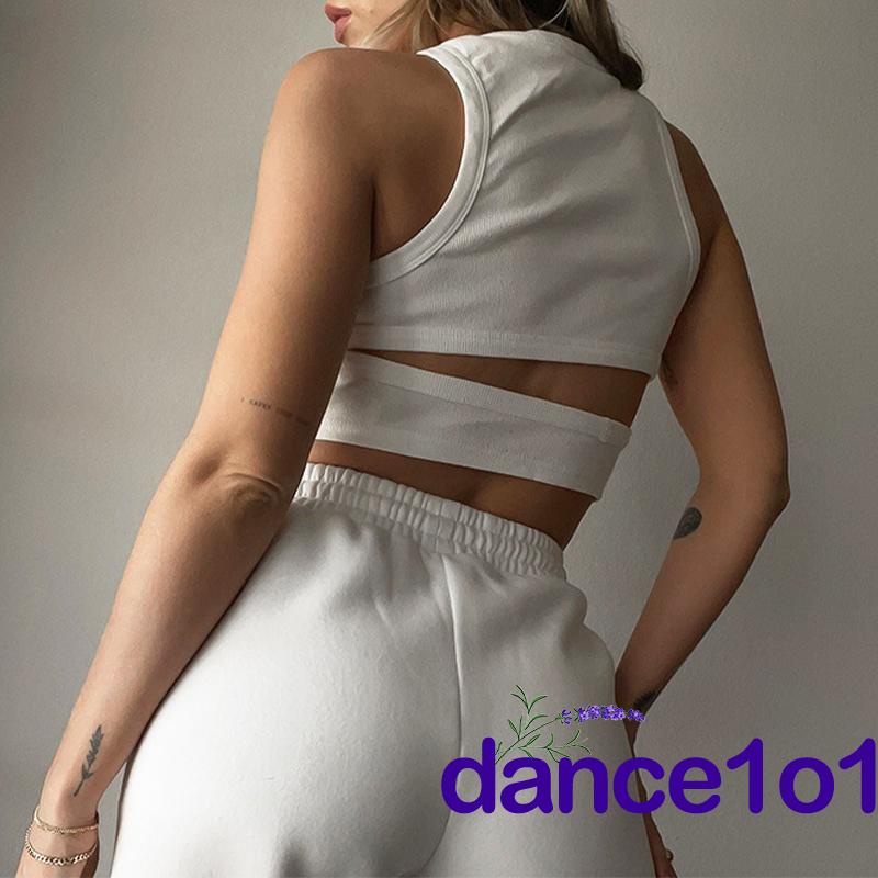 Áo Ba Lỗ Hở Lưng Màu Trơn Cho Nữ Nhảy 1O1-