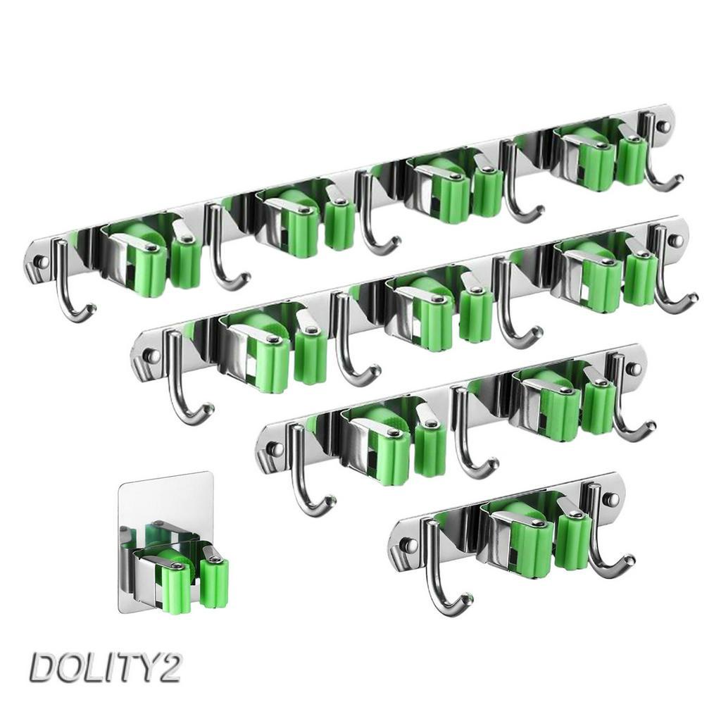 [Dolity2] Giá Đỡ Cây Lau Nhà Gắn Tường Bằng Thép Không Gỉ # 1