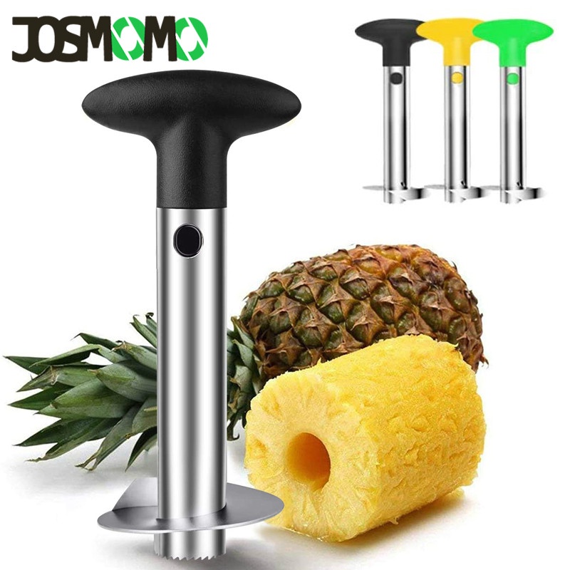 JOSMOMO 1 dụng cụ nạo và cắt dứa-dao cắt dứa bằng thép không gỉ, dụng cụ cắt và gọt dứa siêu nhanh